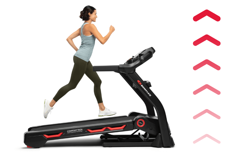 Treadmill 18 comes with motorized incline up to 15%.